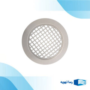 دریچه گرد مشبک فرم لس PVC